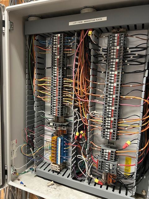Commercial electrical panel wiring by TK Electric
