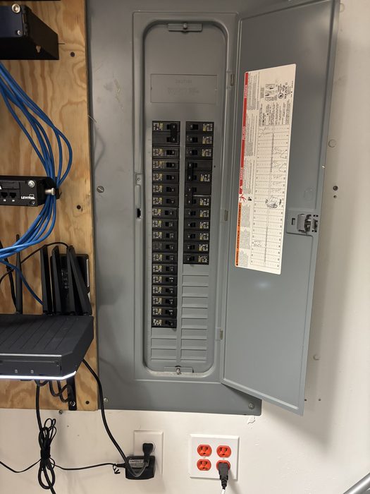Full electrical panel replacement with permit card by TK Electric in New Orleans, LA